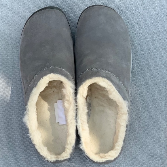 Merrell  Women’s Encore Ice Gray Suede Sheepskin  Slip-on Shoes 9.5 - Picture 2 of 4